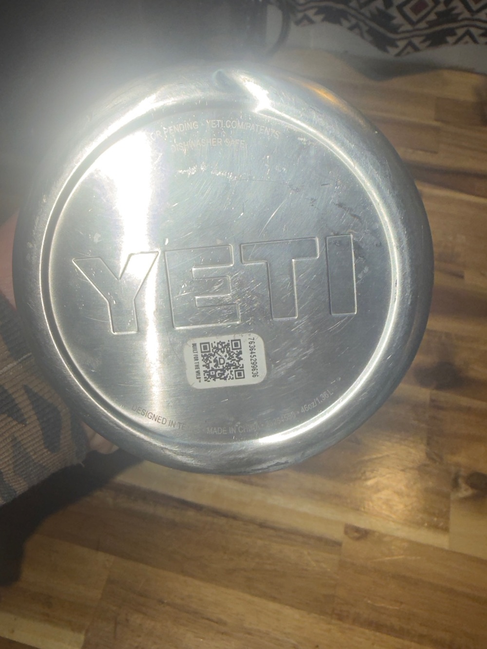 Yeti Camo Insulated Bottle - Tan & Brown - Picture 4 of 5